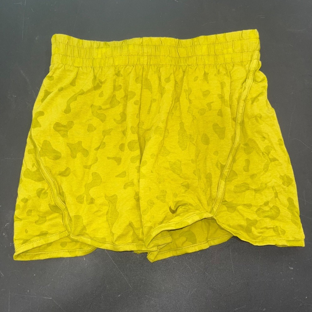 Nike Kid's Shorts Size Large Green With Pattern Loose Fit
